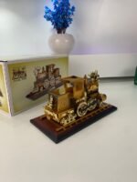 ⁦Boîte à Musique Locomotive Mobile en Bronze – علبة موسيقى قاطرة متحركة⁩ - الصورة ⁦7⁩