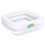 ⁦Baignoire Gonflable Carrée à Double Anneau Pour Bébé 86 x 86 x 25 cm Bestway 51116⁩ - الصورة ⁦4⁩