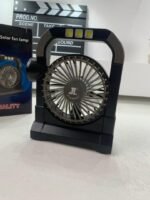 ⁦Ventilateur portable rechargeable avec lampe torche JL-9522 – مروحة محمولة مع مصباح⁩ - الصورة ⁦7⁩