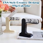 ⁦📅 تقويم مكتبي Perpetual Flip – ديكور عصري وأنيق لمنزلك أو مكتبك⁩ - الصورة ⁦3⁩