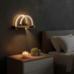 ⁦Applique murale moderne à intensité variable avec à 180 dégrée – مصباح غرف النوم⁩ - الصورة ⁦2⁩