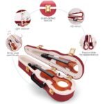 ⁦Boîte à Musique Vintage avec Déesse Rotative et Mécanisme de Violon – صندوق موسيقى مع آلية كمان⁩ - الصورة ⁦6⁩