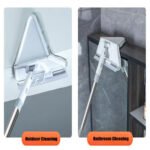 ⁦Vadrouille de Nettoyage avec Manche Long Pliable à 180° avec Grattoir – ممسحة من ميكروفيبر للتنظيف في أصعب المناطق⁩ - الصورة ⁦5⁩