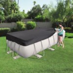 ⁦Bache Piscine Rectangulaire en Polypropylène 412x201cm Bestway 58232 – غطاء مسبح⁩ - الصورة ⁦3⁩